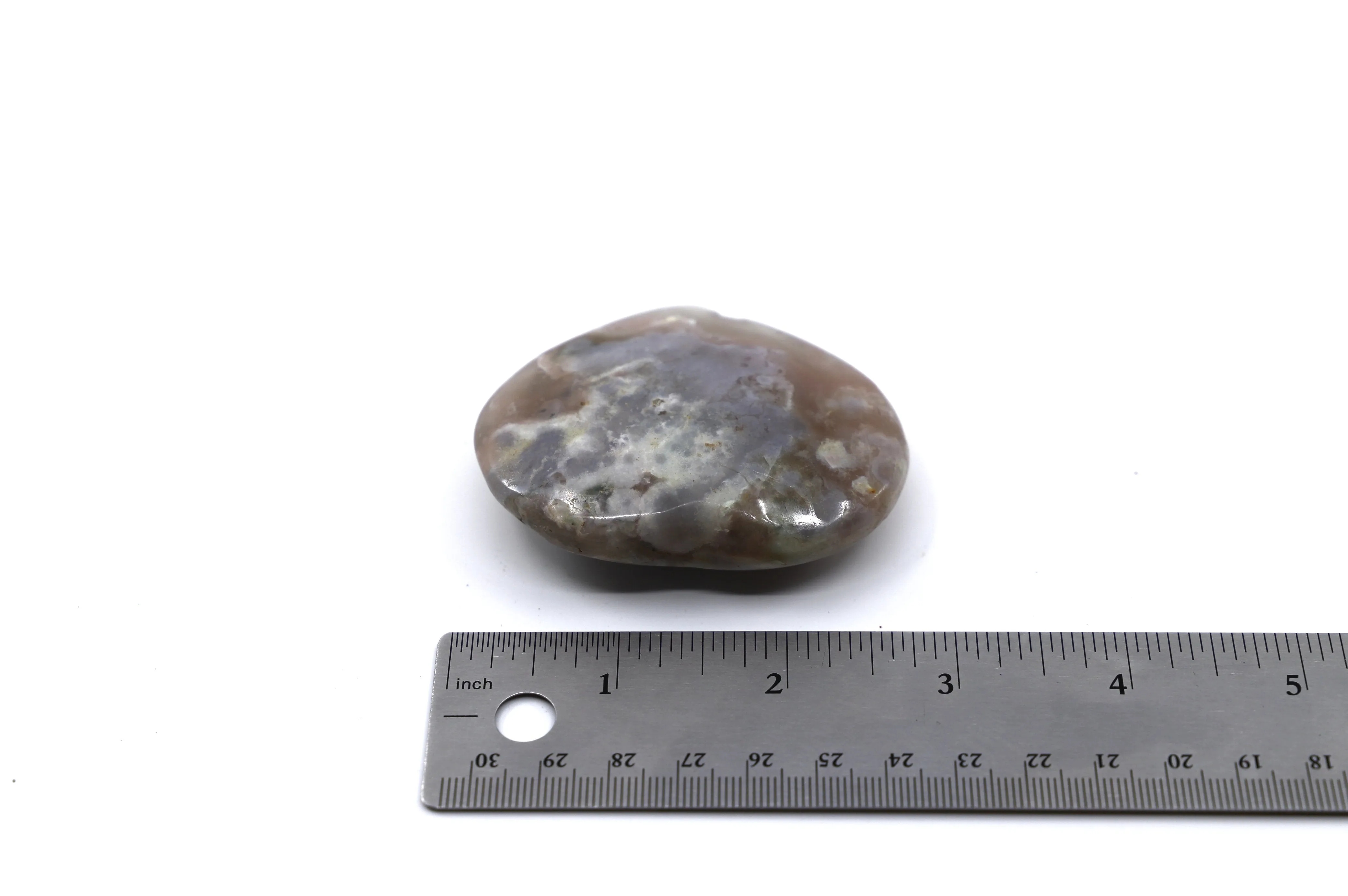 Flower Agate heart | 105g