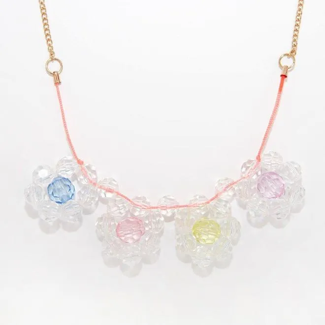 Flower Jewel Necklace
