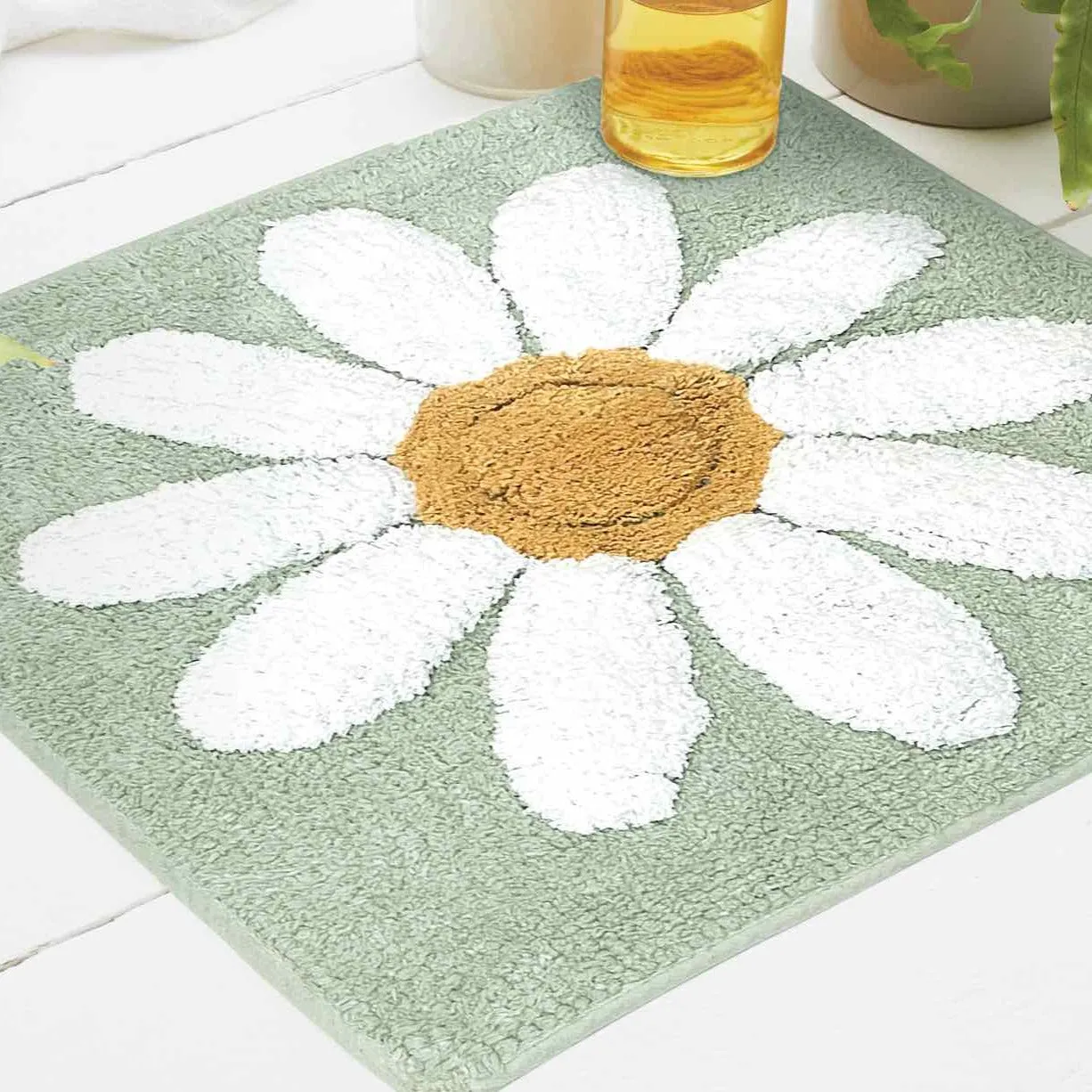 Fluer Shower Mat - Teal