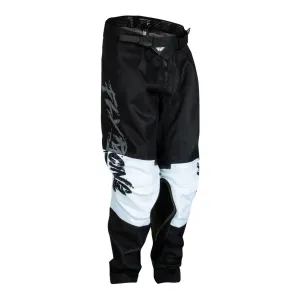 Fly Racing 2023 Kinetic Khaos Youth Pant - Grey / Black / White