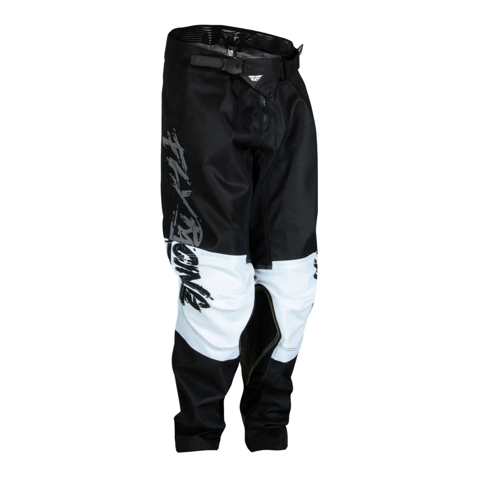 Fly Racing 2023 Kinetic Khaos Youth Pant - Grey / Black / White