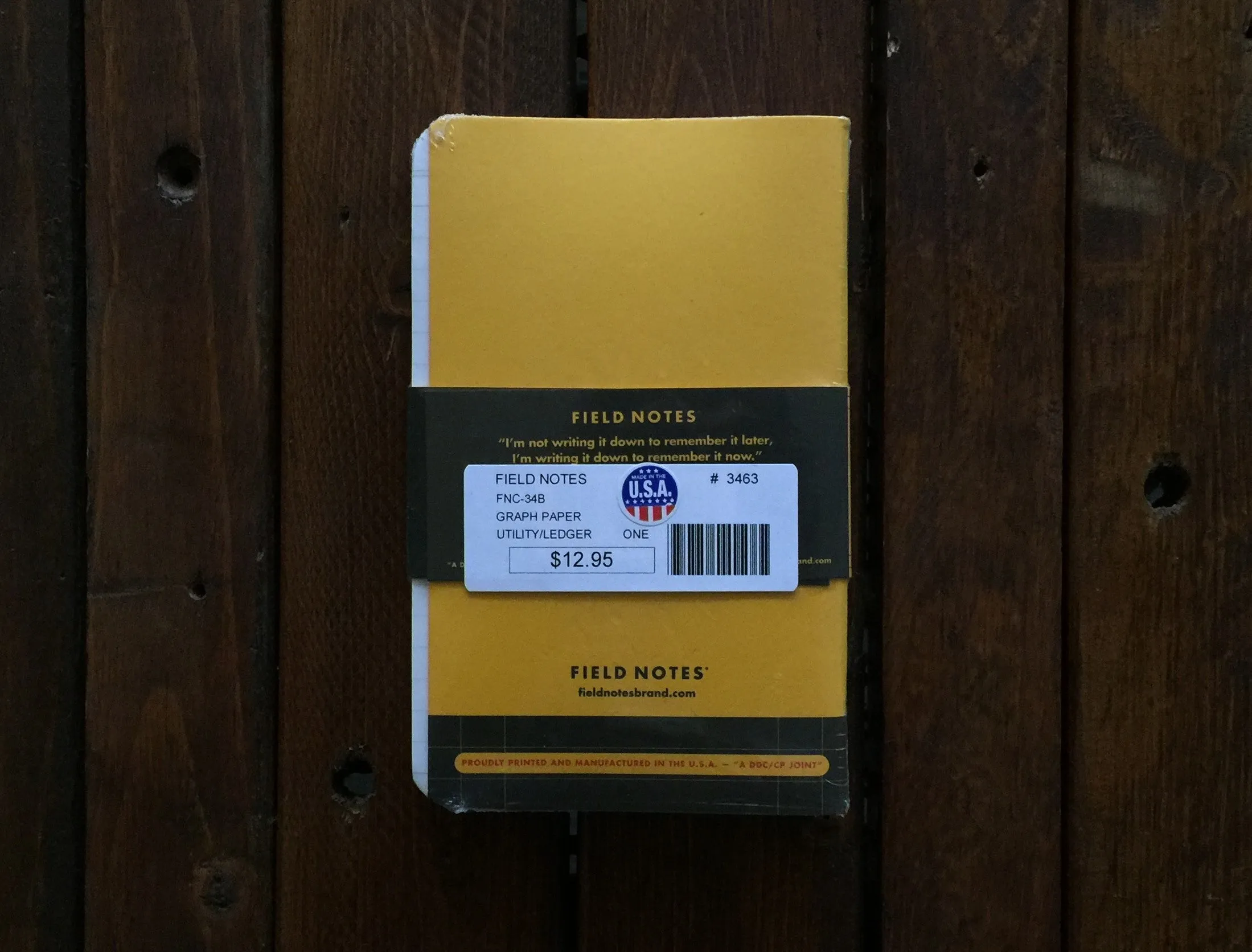 FNC-34A Field Notes Utility Ledger 3-Pack