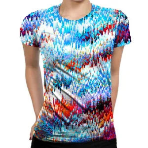 Forest Pixel Womens T-Shirt