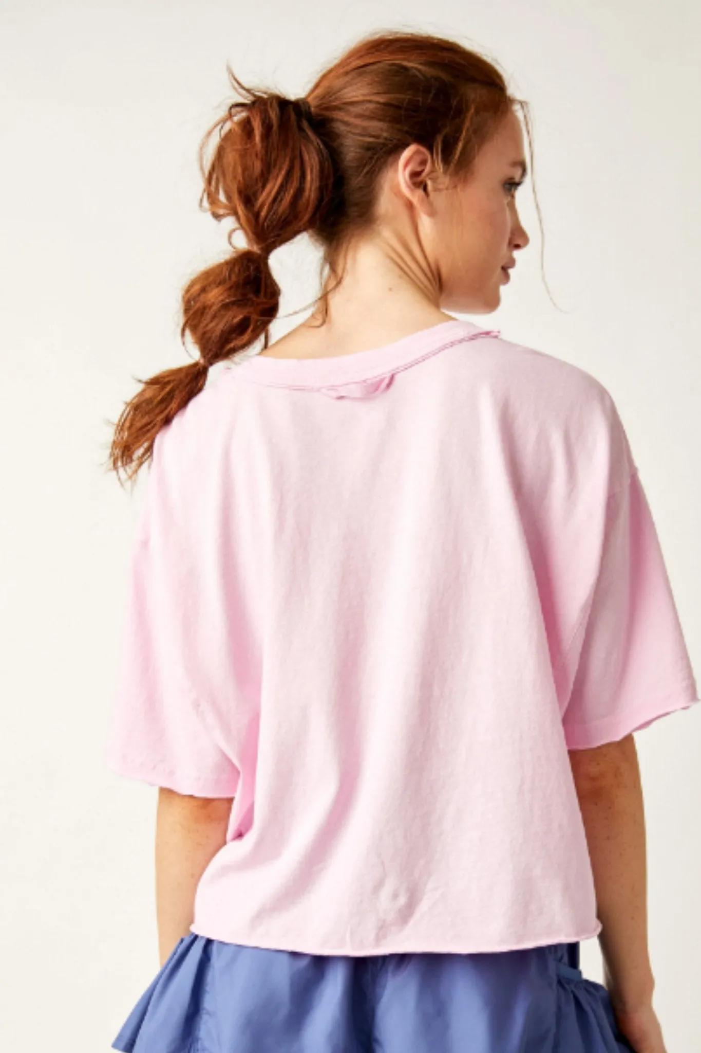 Free People: Insprie Tee in Jam Jewel by