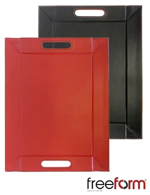 Freeform Tray, Red/Black, Large