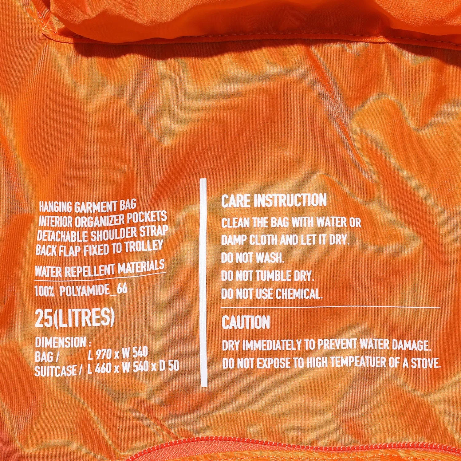 FreshService | フレッシュサービス　MULTI POCKET GARMENT BAG