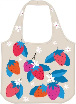 Fruit Market Shopper Tote - Strawberries
