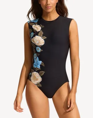 Garden Party Cap Sleeve One Piece