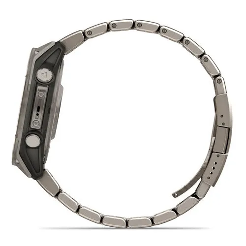 Garmin Fenix 8 - 47mm, Amoled, Sapphire Bare Titanium Graphite With Titanium Band Plus Graphite Silicone Band