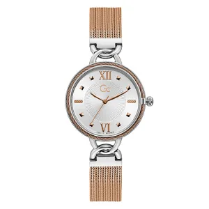 Gc Women's Watch Silver Case Quartz