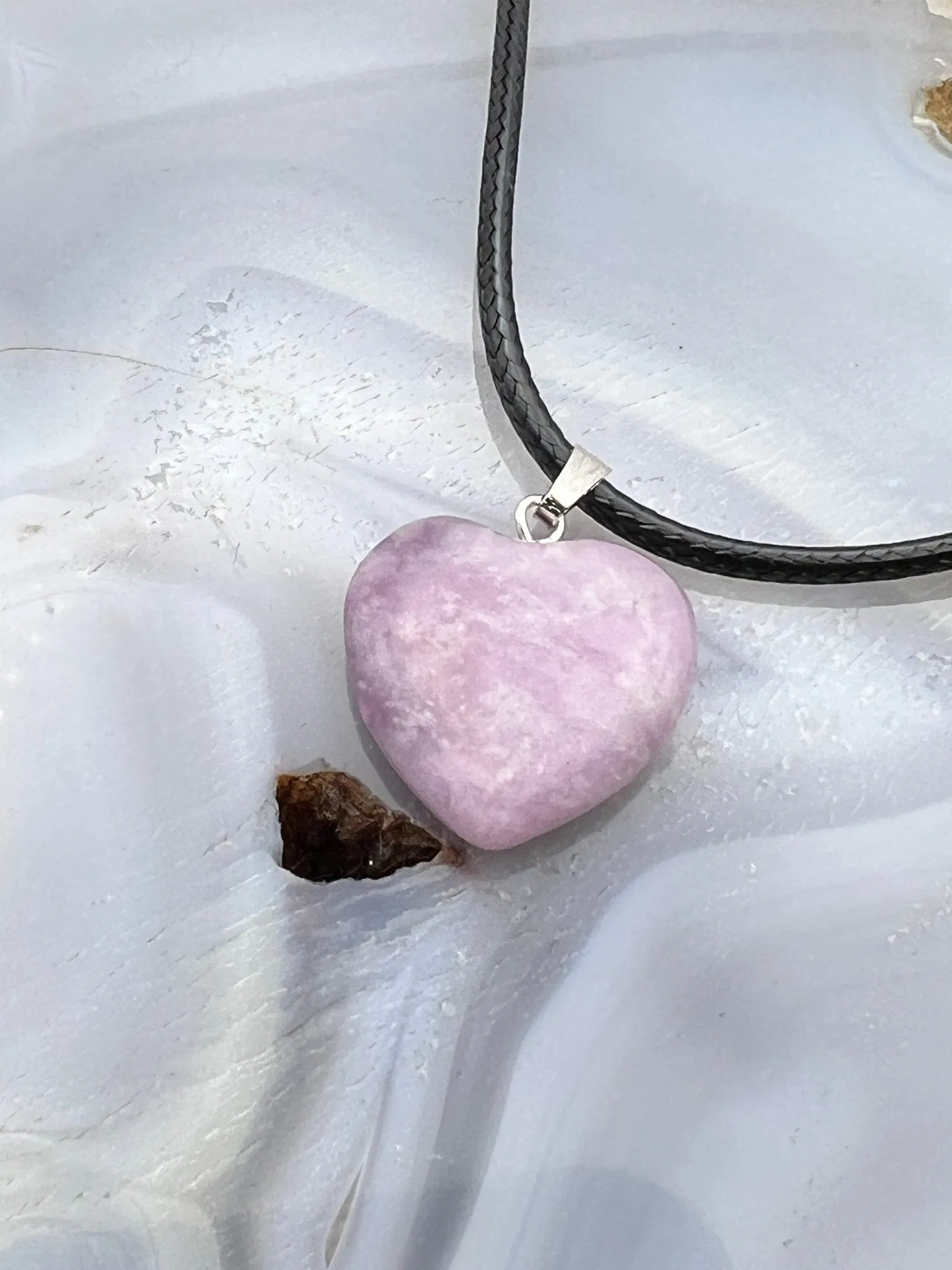 Gemstone Heart Pendant