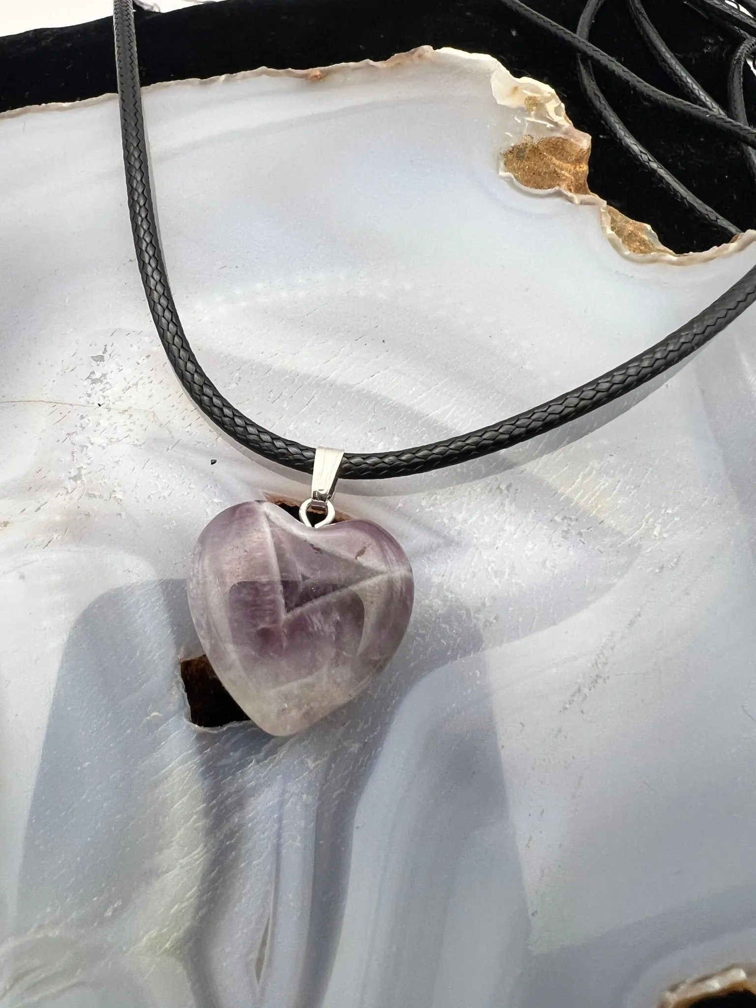 Gemstone Heart Pendant