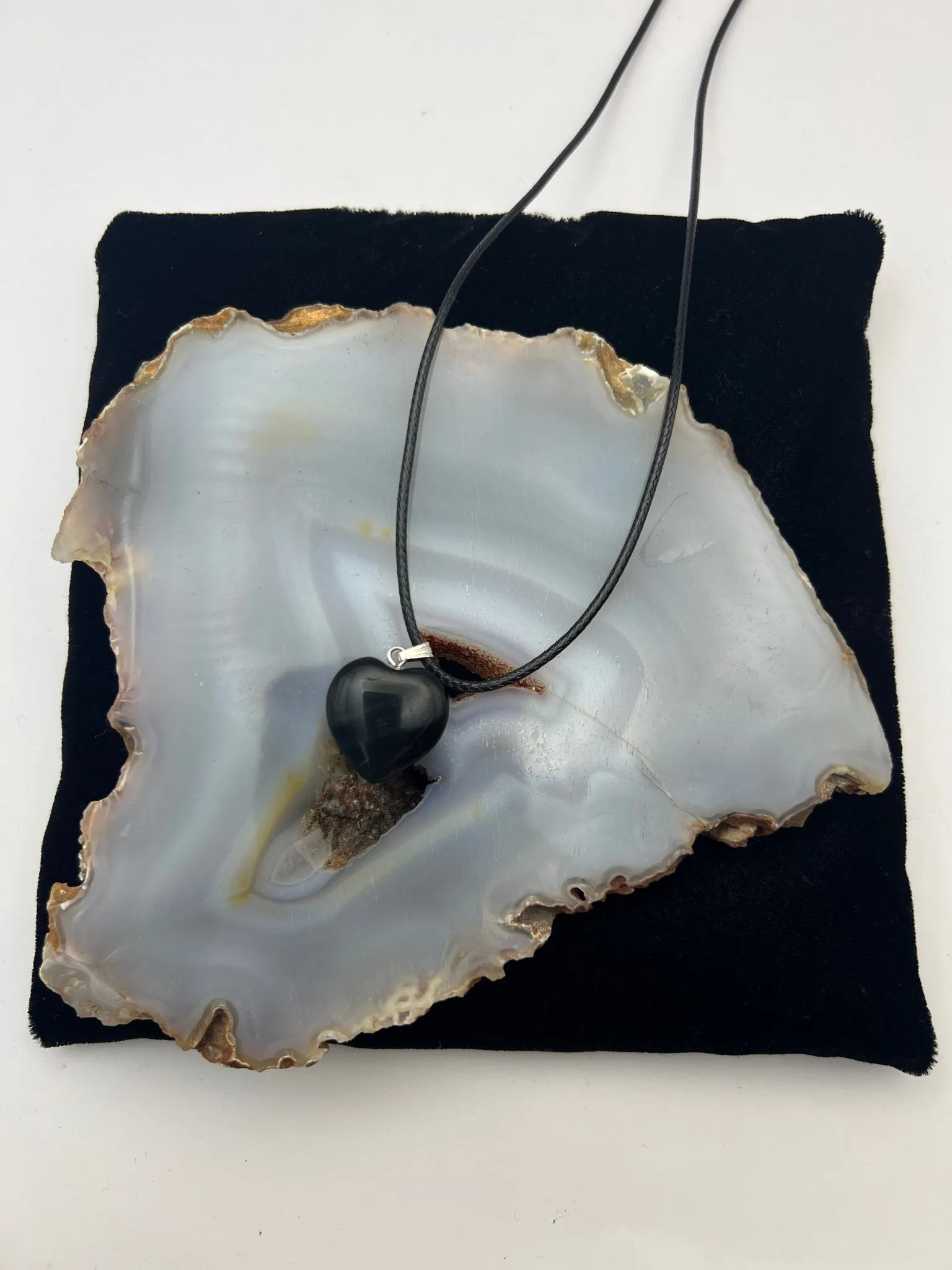Gemstone Heart Pendant