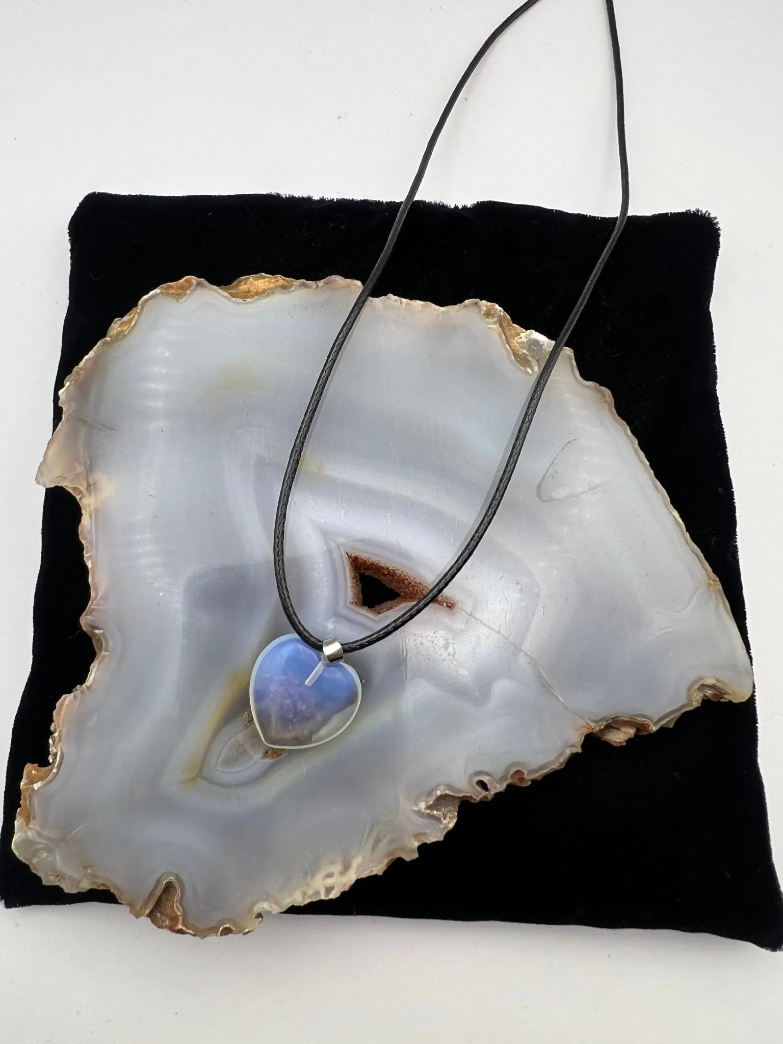 Gemstone Heart Pendant