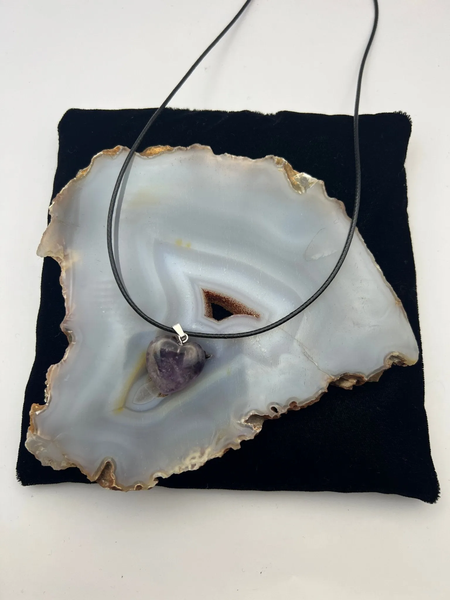 Gemstone Heart Pendant