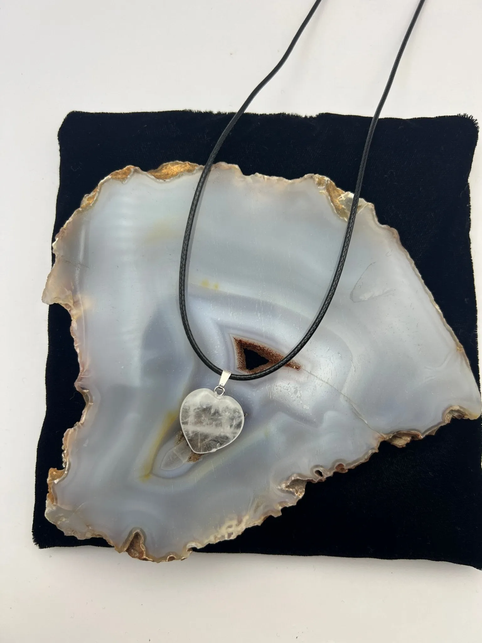 Gemstone Heart Pendant