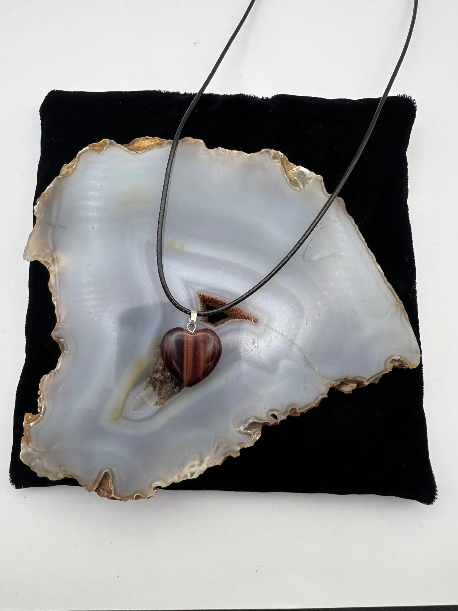 Gemstone Heart Pendant