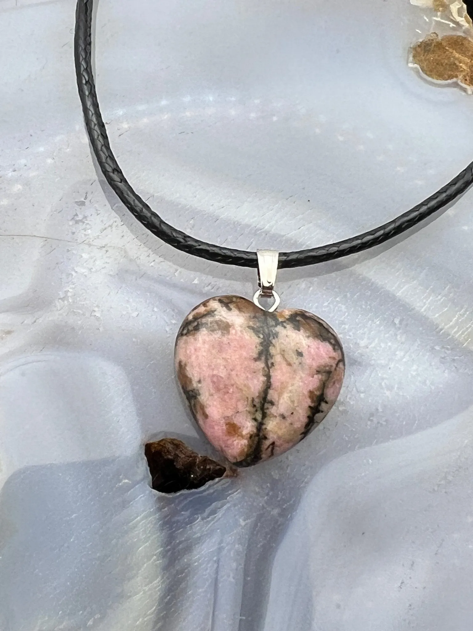 Gemstone Heart Pendant