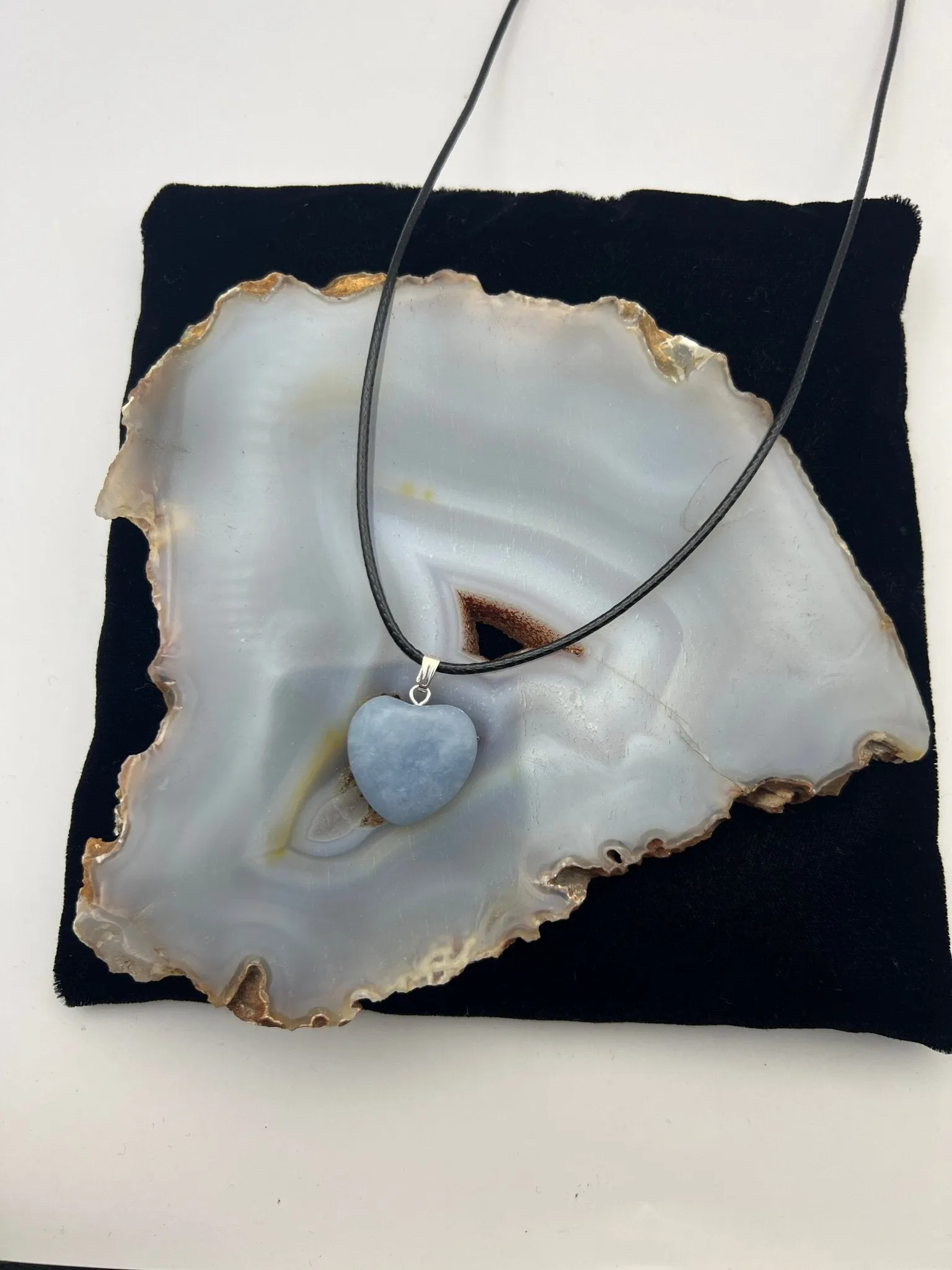 Gemstone Heart Pendant