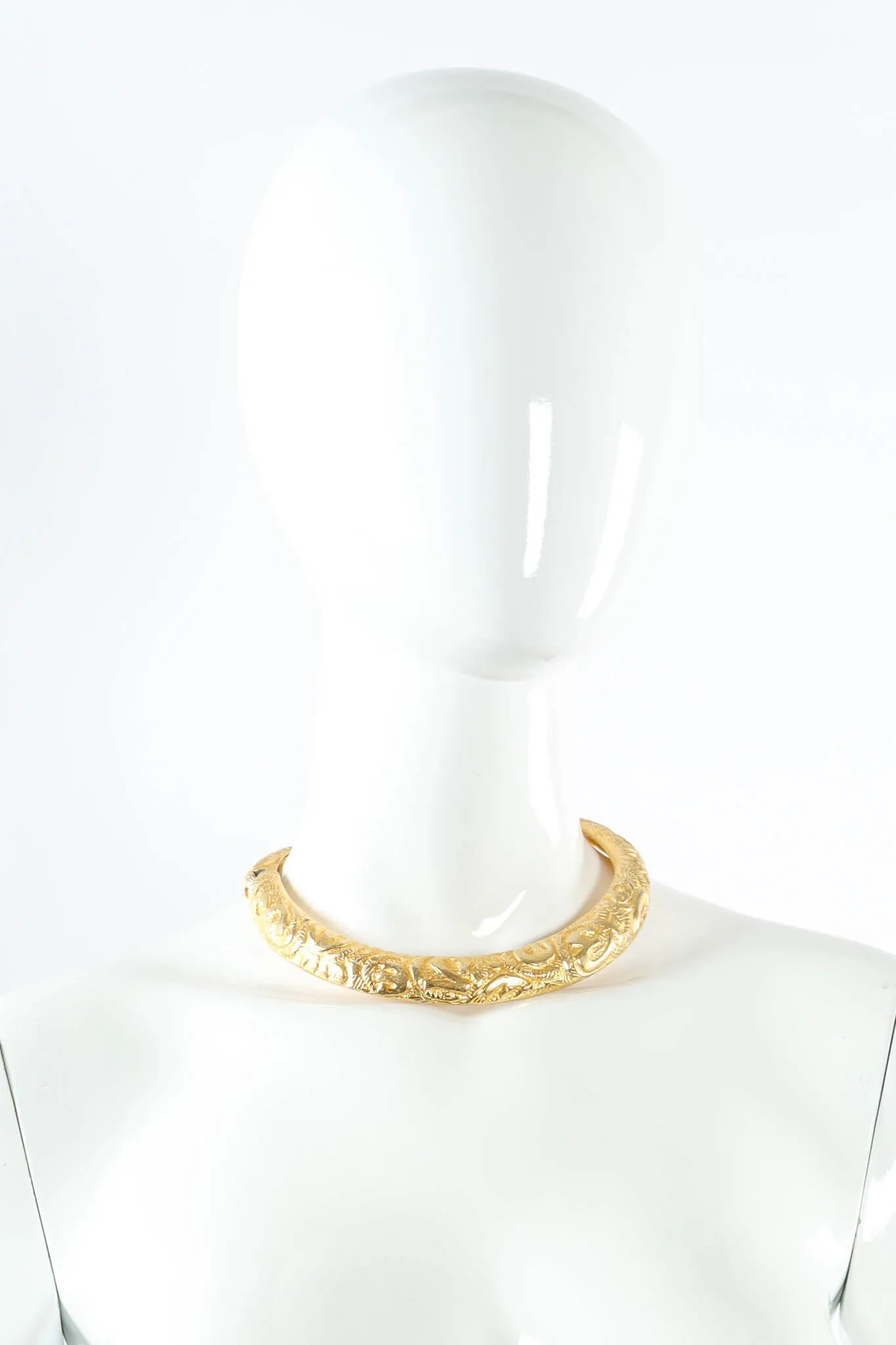 Geometric Brutalist Collar Necklace