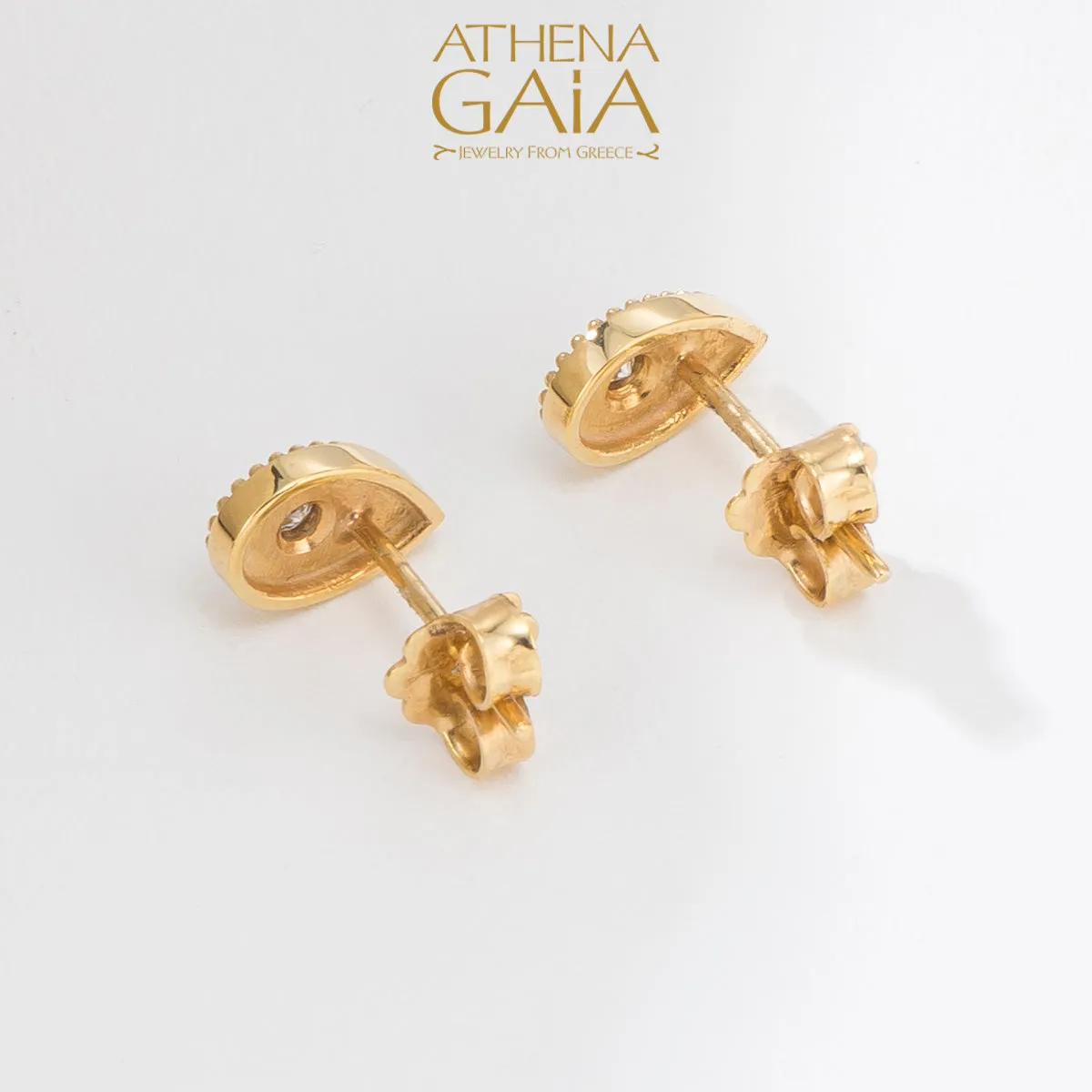 Geometric Diamond Drop Earrings