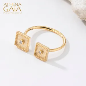 Geometric Double Square Ring