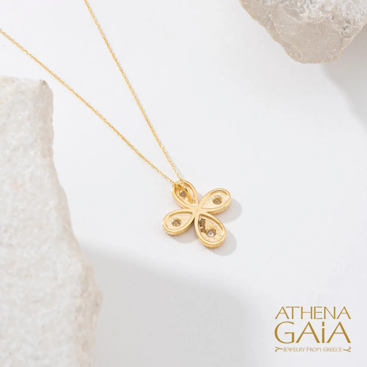 Geometric Drops Greek Cross