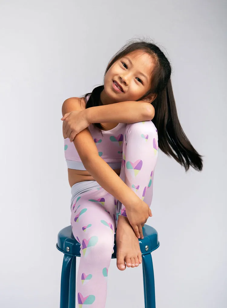 GEOMETRIC HEART LEGGING