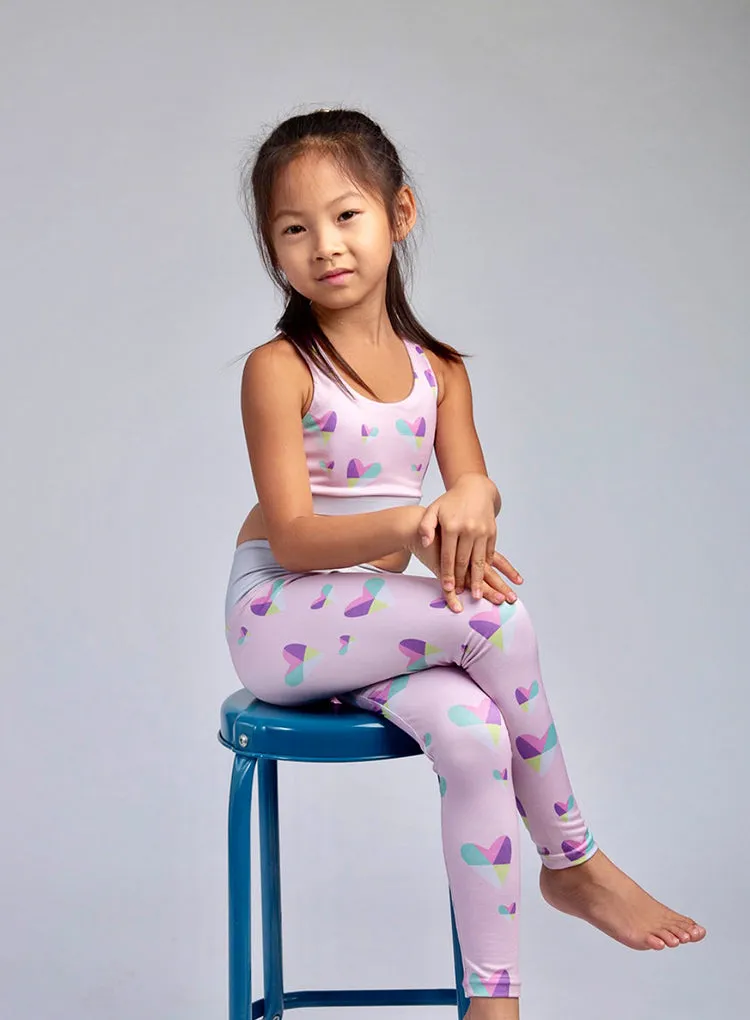 GEOMETRIC HEART LEGGING