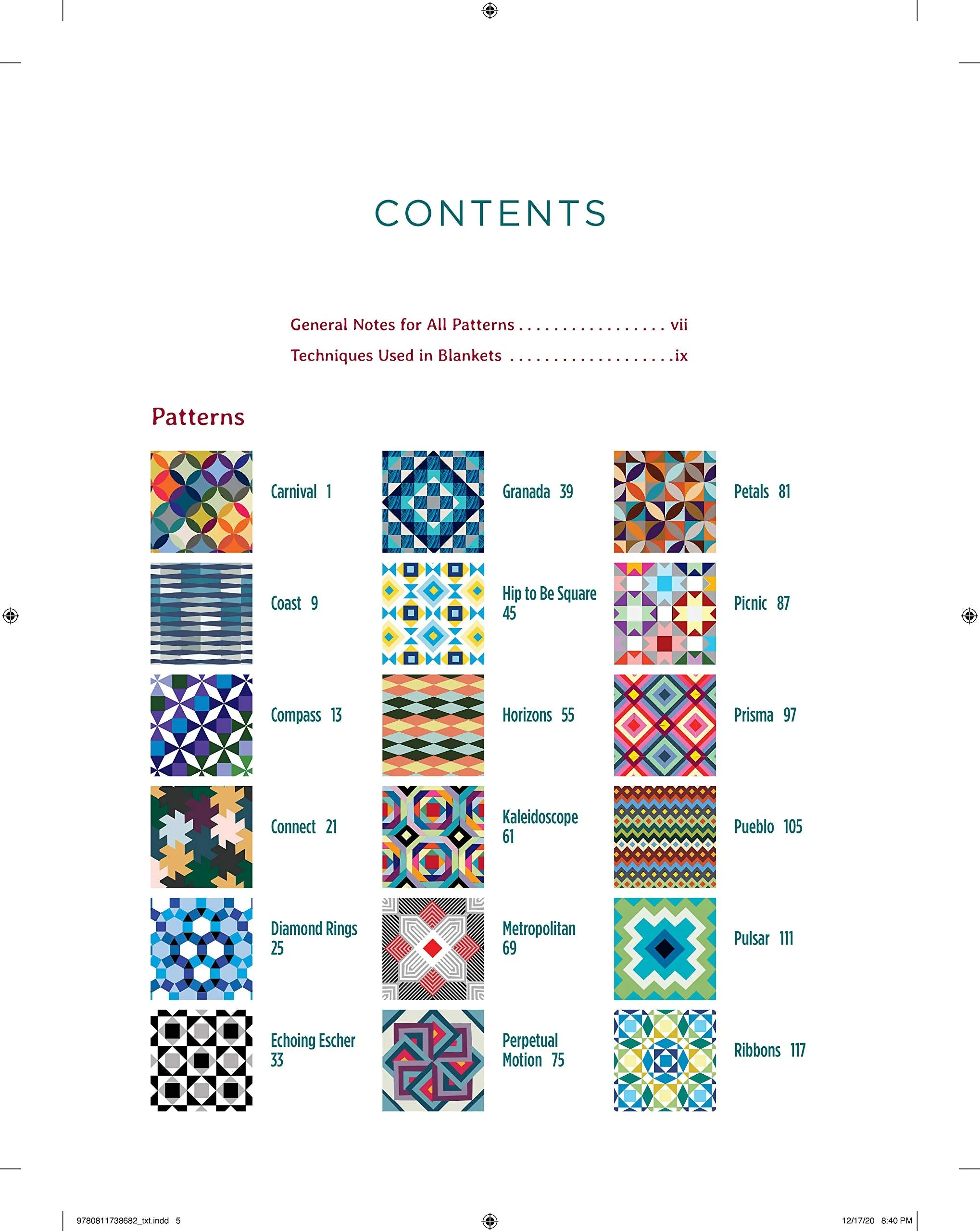 Geometric Knit Blankets