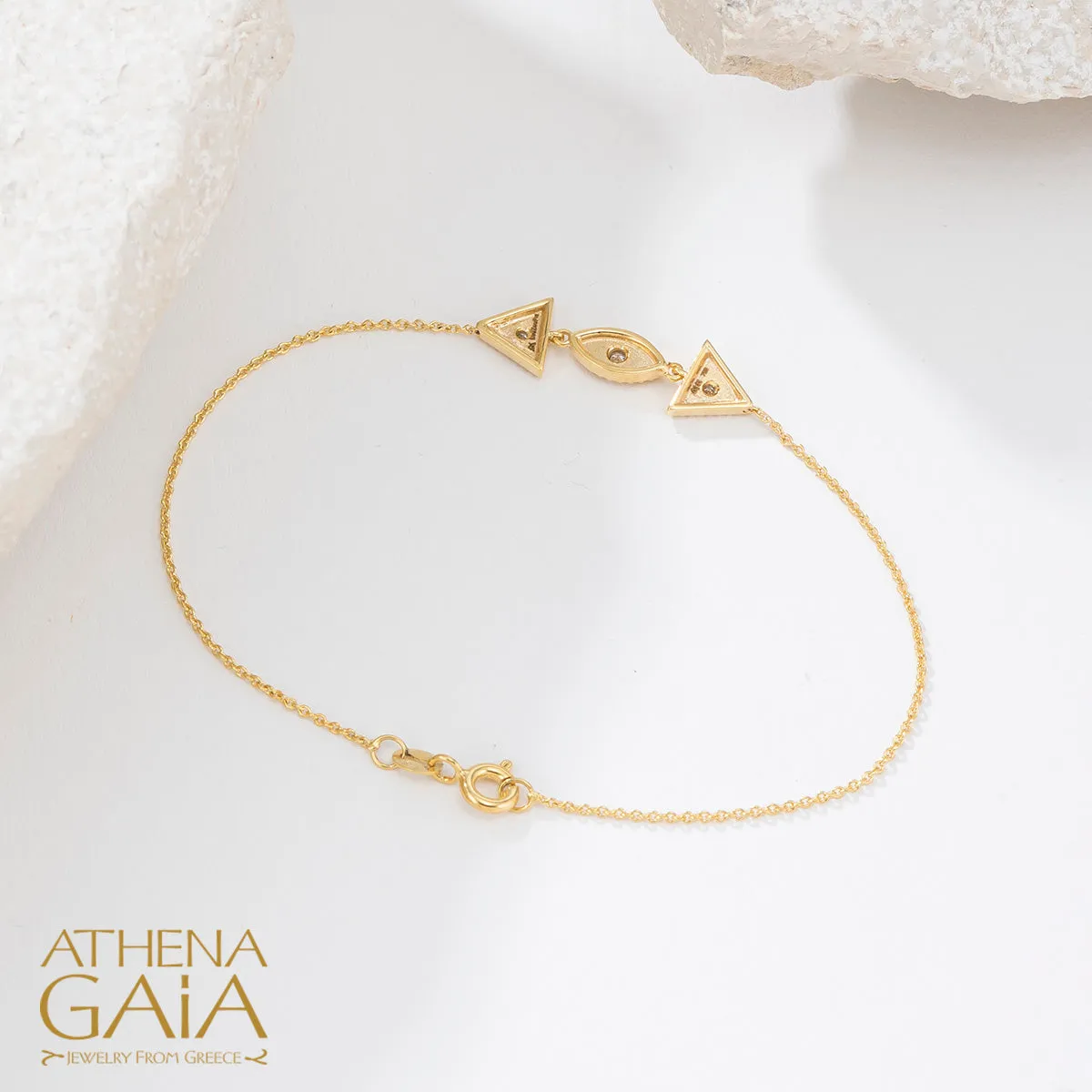 Geometric Prolate and Triangle Bracelet
