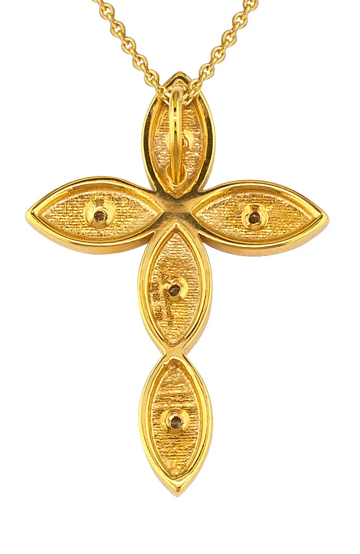 Geometric Prolate Latin Cross with Necklace