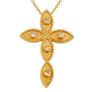 Geometric Prolate Latin Cross with Necklace