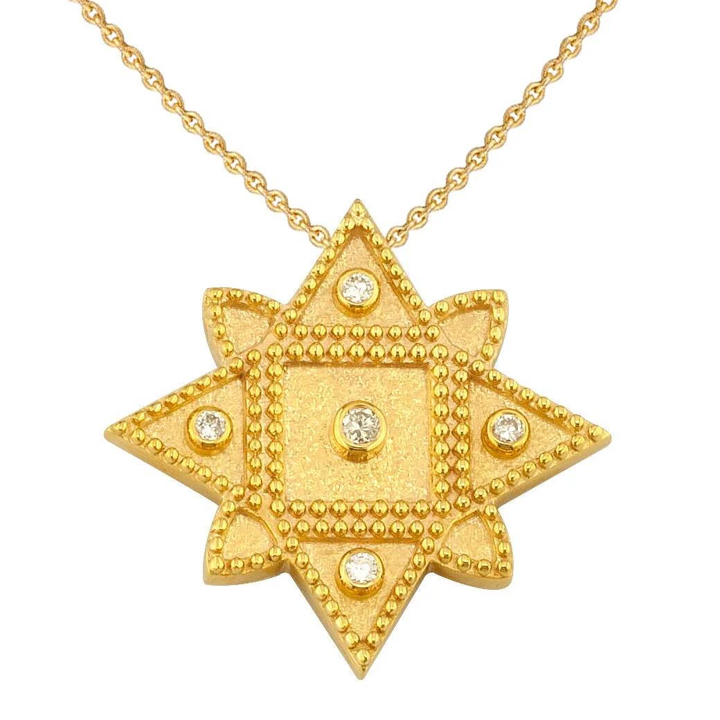 Geometric Star Necklace