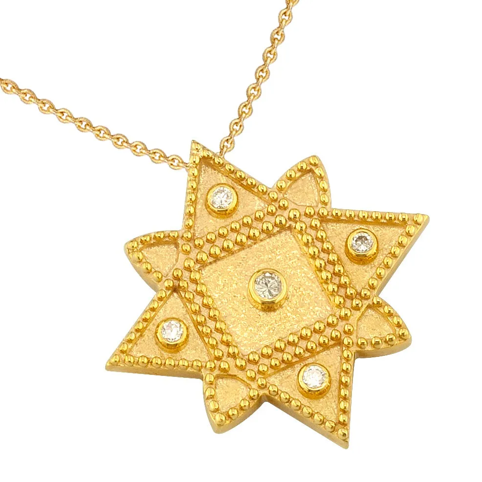 Geometric Star Necklace