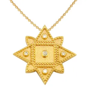 Geometric Star Necklace