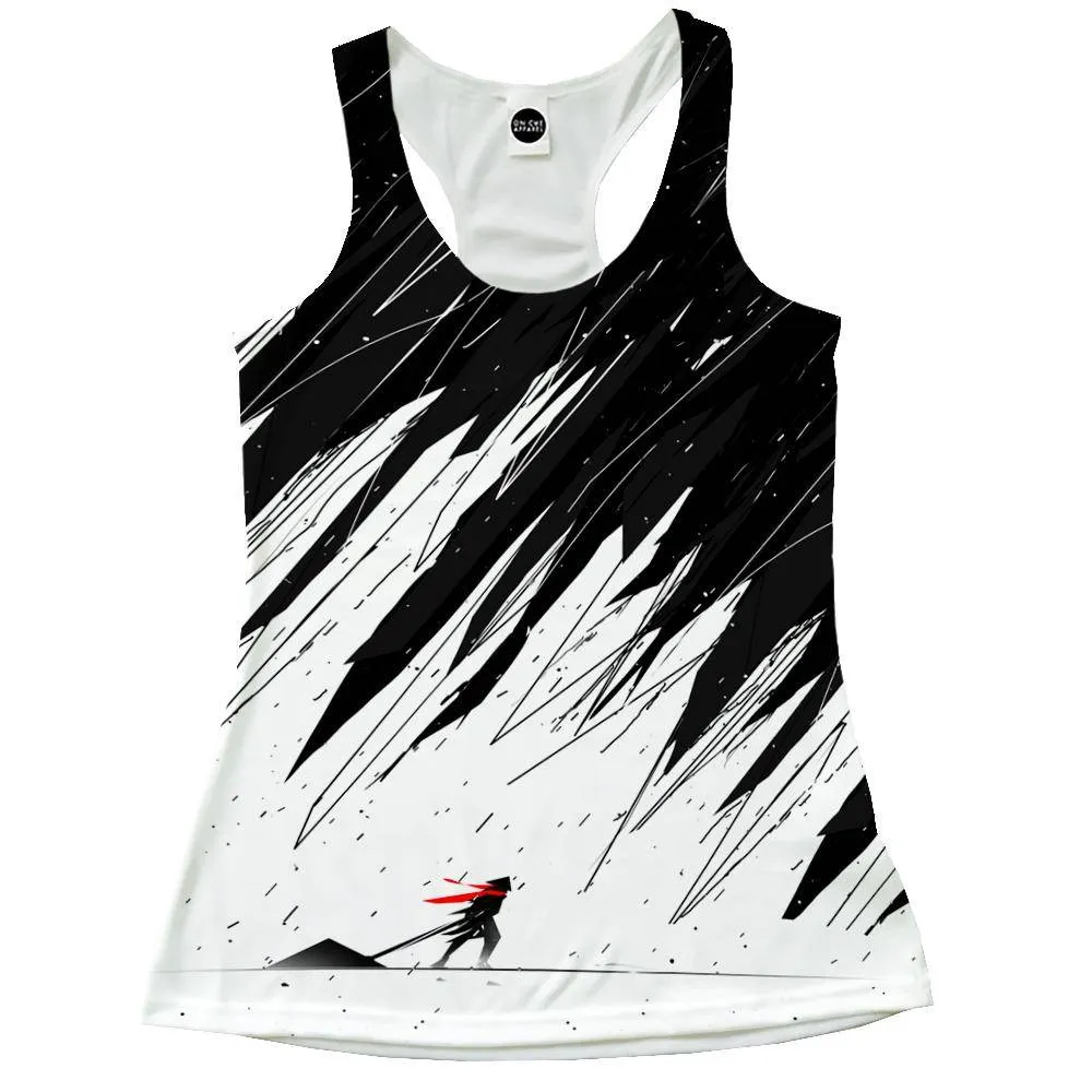 Geometric Storm Racerback