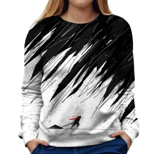 Geometric Storm Womens Sweatshirt