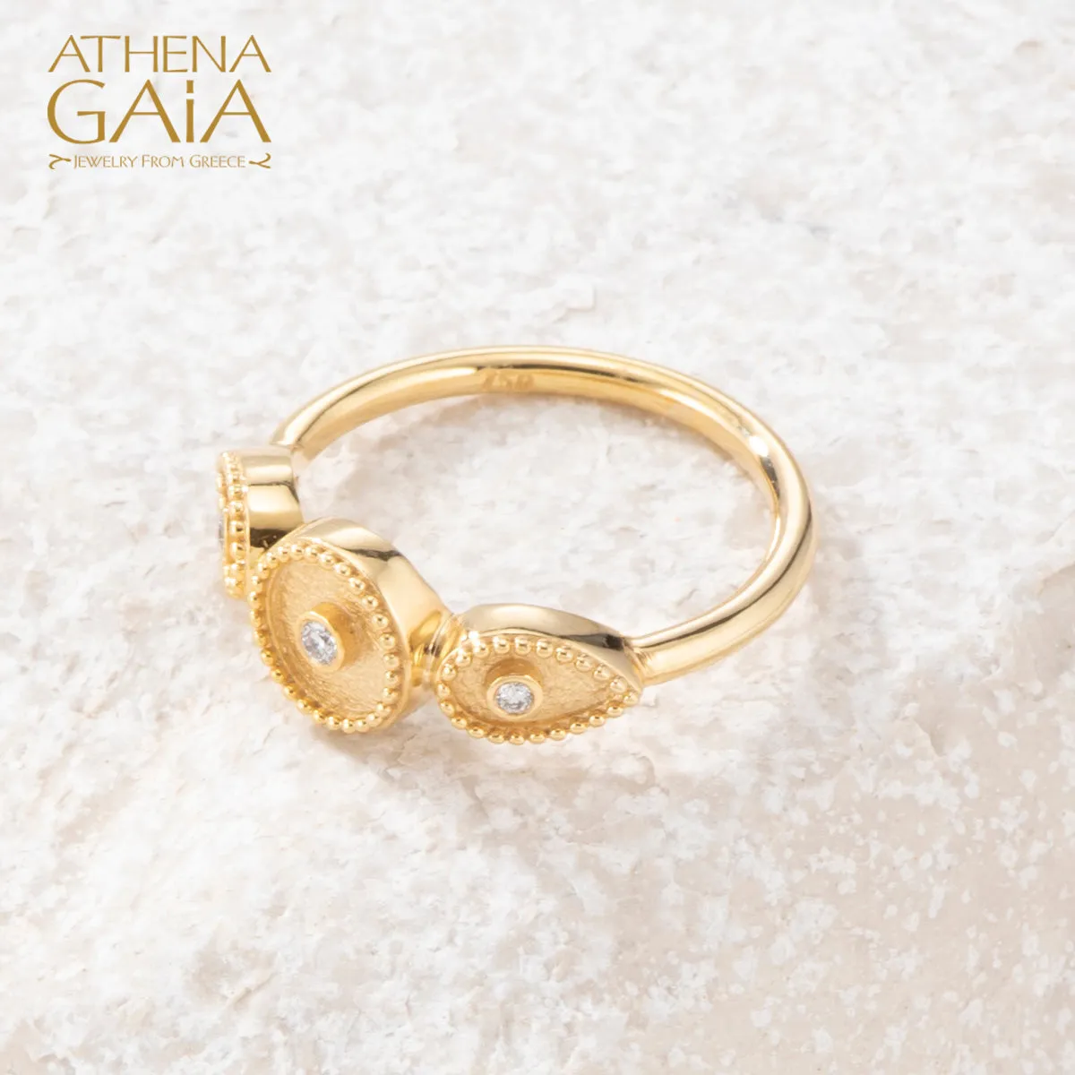 Geometric Sundown Ring