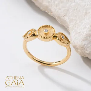 Geometric Sundown Ring