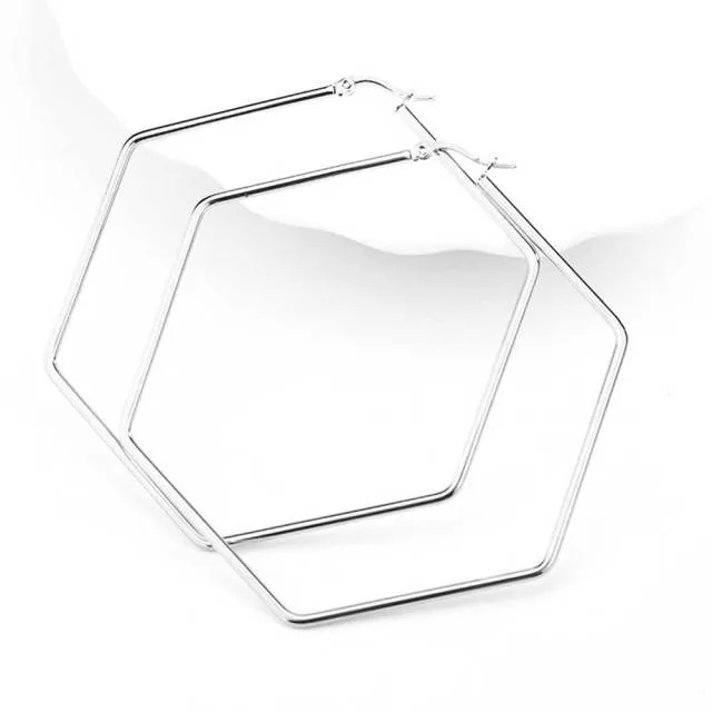Geometric World Earring