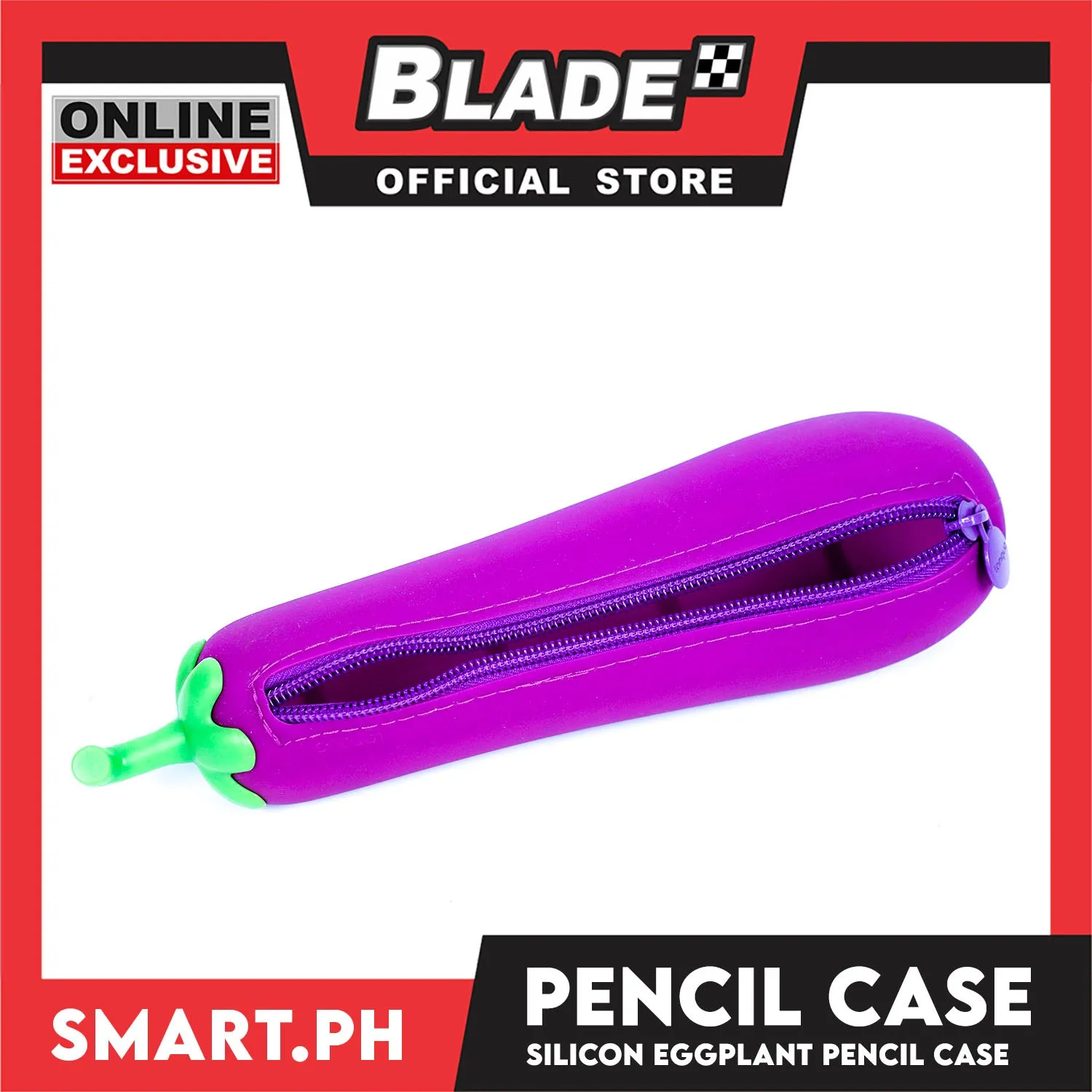 Gifts Pencil Case Silicone Eggplant LG-30283