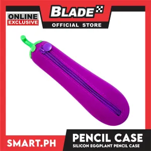 Gifts Pencil Case Silicone Eggplant LG-30283