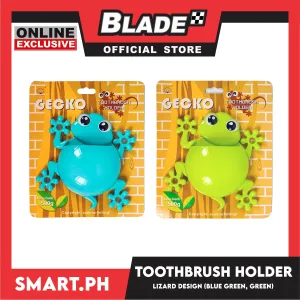 Gifts Toothbrush Holder With Suction Lizard Design RB237 (Assorted Colors)