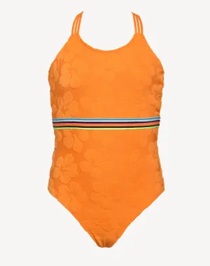 Girls Terry Tropical One Piece
