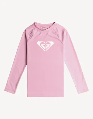 Girls Whole Hearted UPF 50 Long Sleeve Rashguard