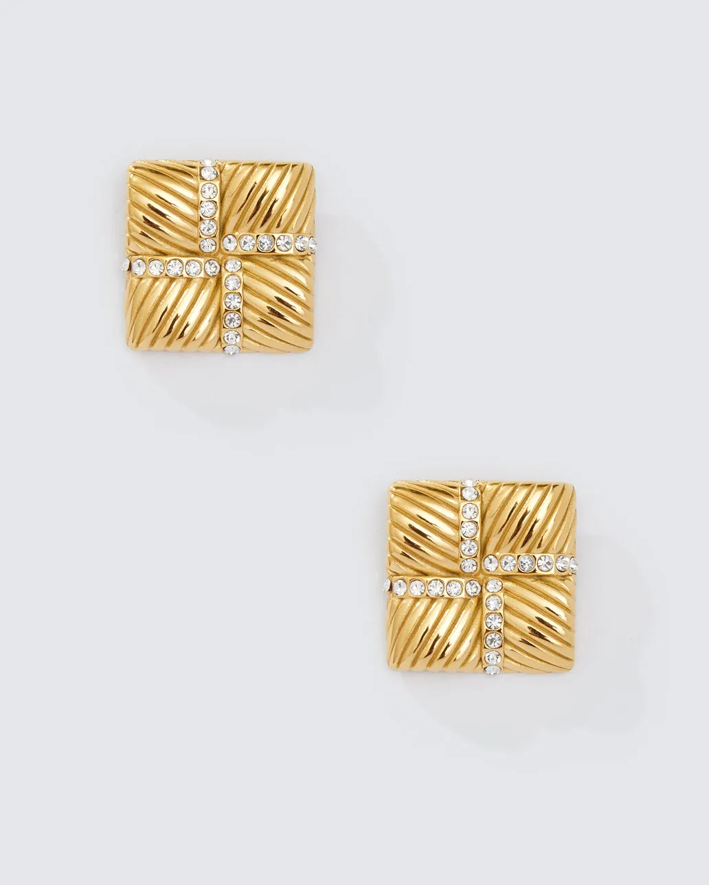 GLITZ SQUARE STUD
