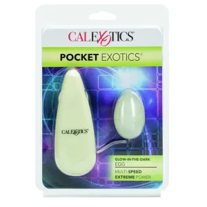 Glow-in-the-Dark Pocket Exotics Vibrating Egg