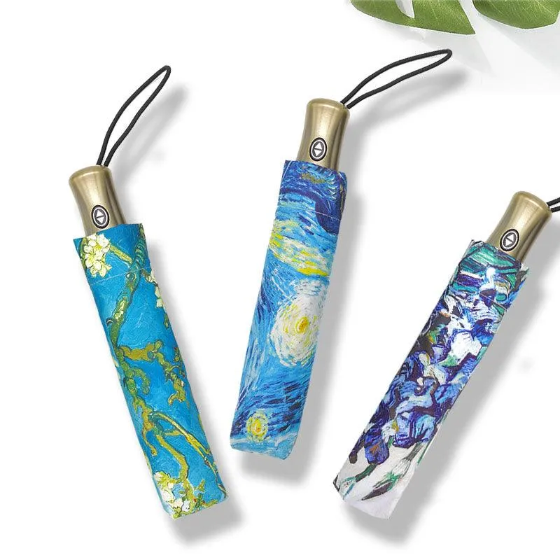 Gogh Artwork Umbrellas