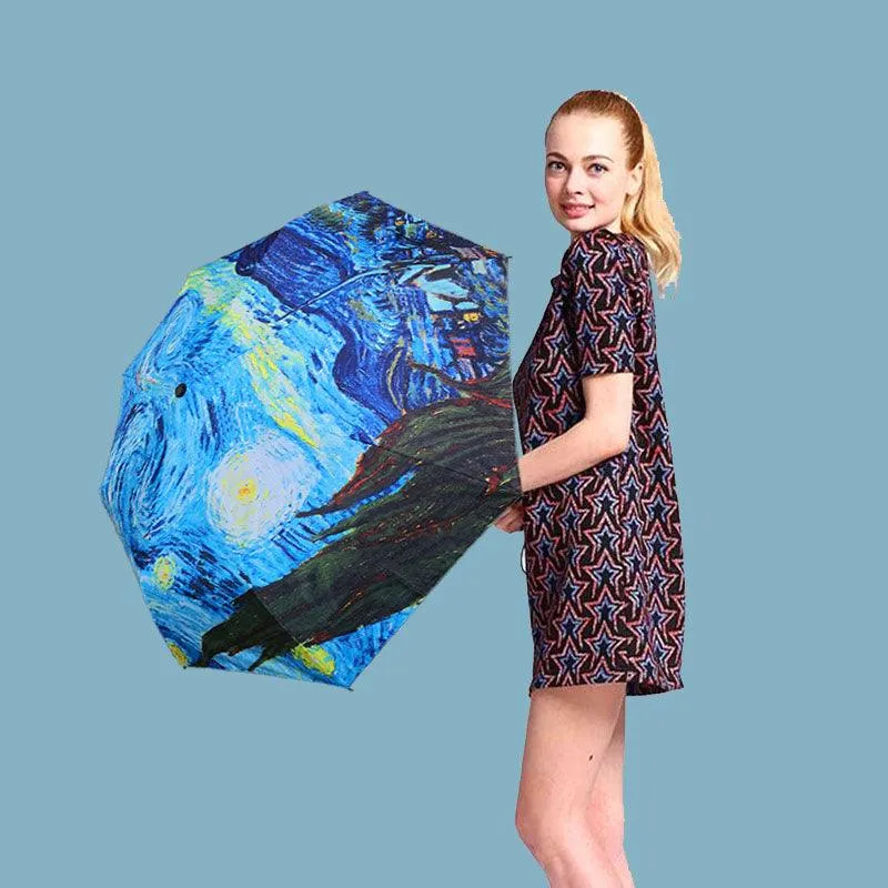 Gogh Artwork Umbrellas